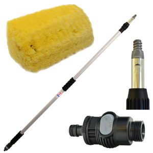 Premium Truck 3.0 Metre Wash Brush 5 Sided Head