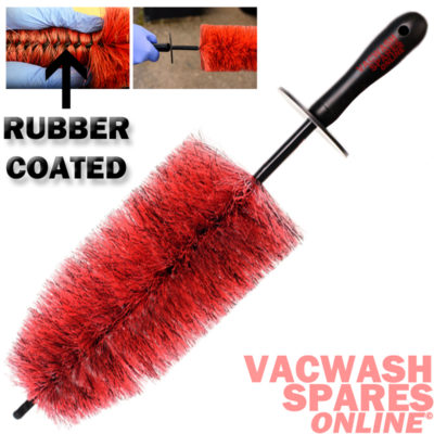 Ultimate Red & Black Wheel Brush - Large