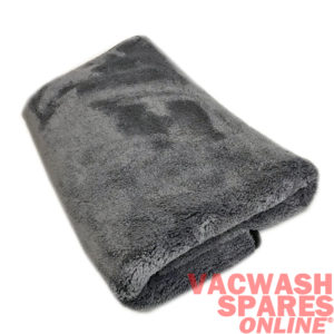 Ultra Plush Grey Microfibre Drying Towel