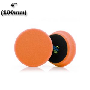 Shinemate Orange 100mm Flat Foam Light Polishing Pad