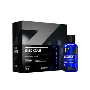 Carpro Blackout Cquartz Plastic Tyre Rubber Ceramic Coating Protection 50ml Kit